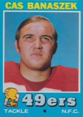 1971 Topps Cas Banaszek #52 Football Card
