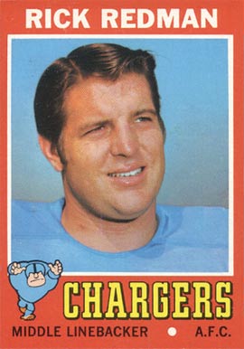 1971 Topps Rick Redman #42 Football Card