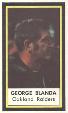 1971 Dell George Blanda #5 Football Card