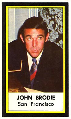 1971 Dell John Brodie #7 Football Card