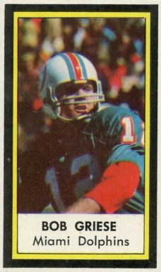 1971 Dell Bob Griese #19 Football Card