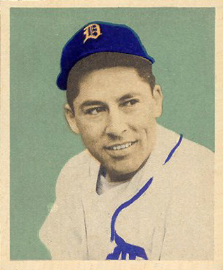 1949 Bowman Eddie Lake #107 Baseball Card