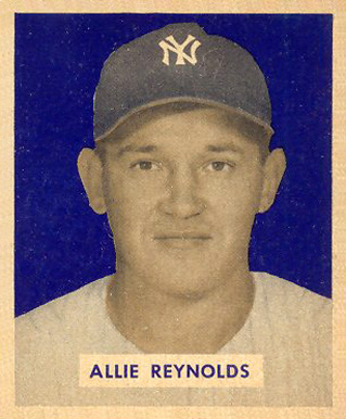 1949 Bowman Allie Reynolds #114 Baseball Card