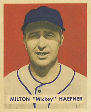 1949 Bowman Mickey Haefner #144 Baseball Card
