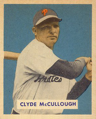 1949 Bowman Clyde McCullough #163 Baseball Card