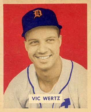 1949 Bowman Vic Wertz #164 Baseball Card