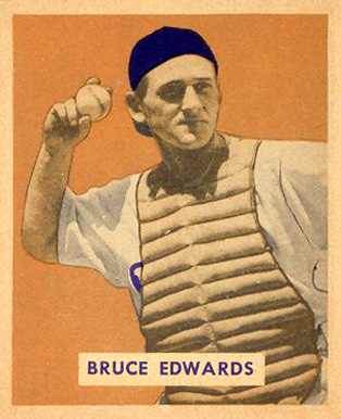 1949 Bowman Bruce Edawrds #206 Baseball Card