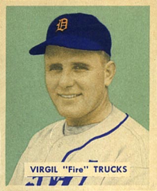 1949 Bowman Virgil Trucks #219 Baseball Card