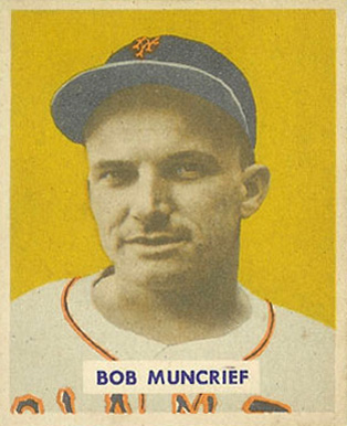 1949 Bowman Bob Muncreif #221 Baseball Card