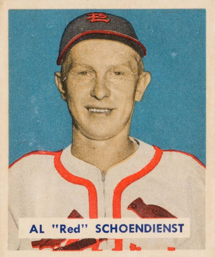1949 Bowman Red Schoendienst #111 Baseball Card
