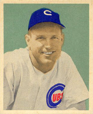 1949 Bowman Bill Nicholson #76 Baseball Card