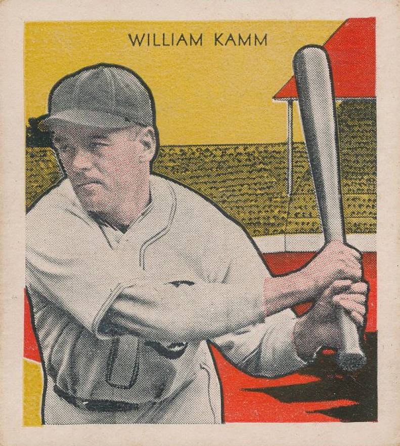 1933 Tattoo Orbit William Kamm # Baseball Card
