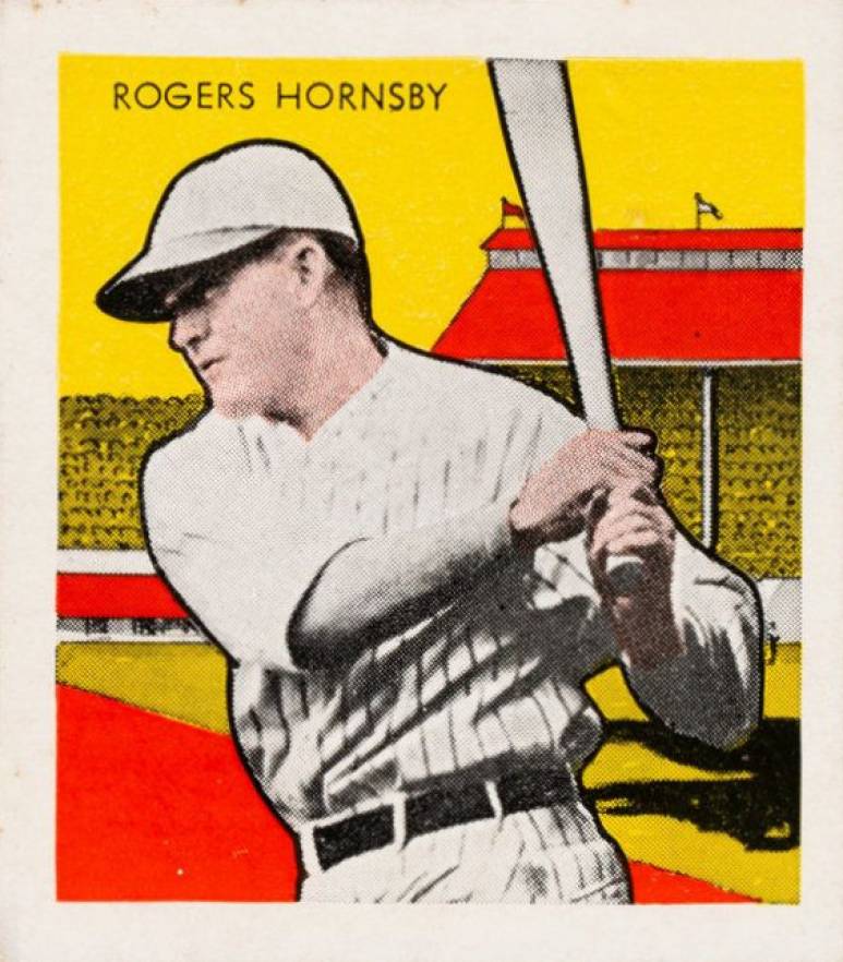 1933 Tattoo Orbit Rogers Hornsby # Baseball Card