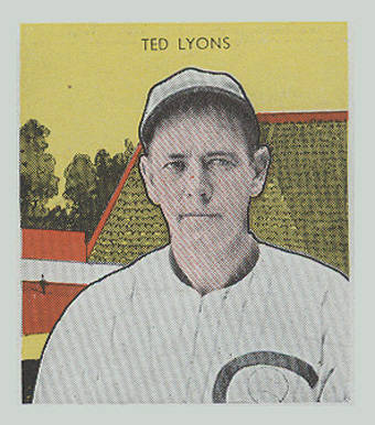 1933 Tattoo Orbit Ted Lyons # Baseball Card