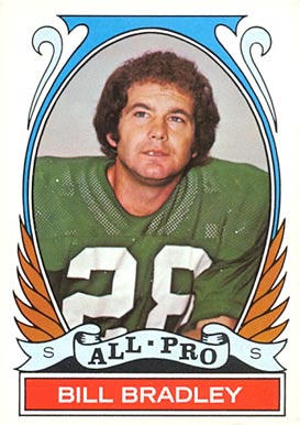 1972 Topps Bill Bradley #286 Football Card