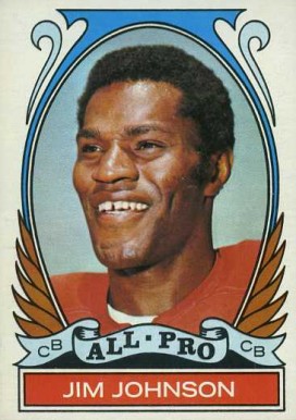 1972 Topps Jim Johnson #284 Football Card