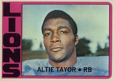 1972 Topps Altie Tayor #199 Football Card