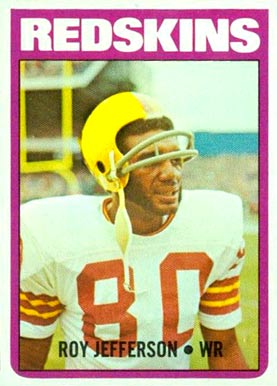 1972 Topps Roy Jefferson #142 Football Card