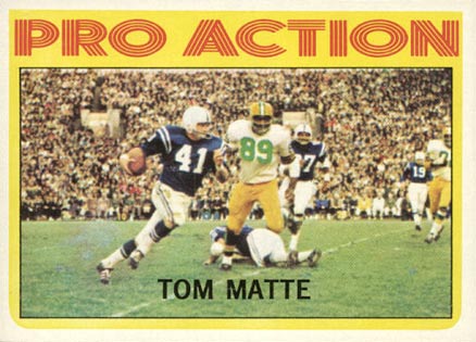 1972 Topps Tom Matte #131 Football Card