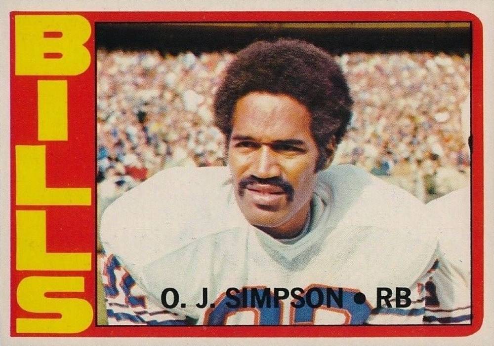 1972 Topps O.J. Simpson #160 Football Card