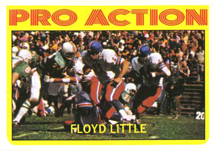 1972 Topps Floyd Little #339 Football Card