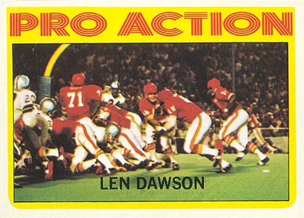 1972 Topps Len Dawson #340 Football Card