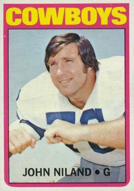 1972 Topps John Niland #329 Football Card
