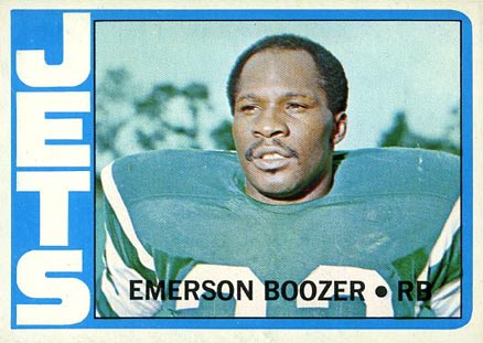 1972 Topps Emerson Boozer #322 Football Card