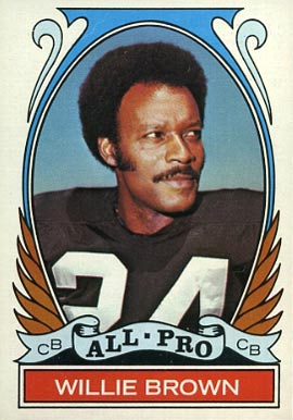 1972 Topps Willie Brown #285 Football Card