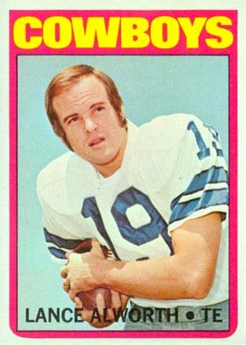 1972 Topps Lance Alworth #248 Football Card
