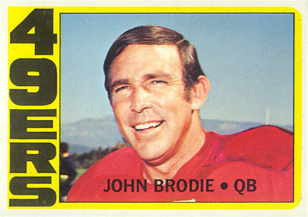 1972 Topps John Brodie #220 Football Card