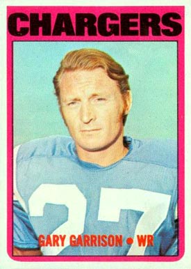 1972 Topps Gary Garrison #192 Football Card