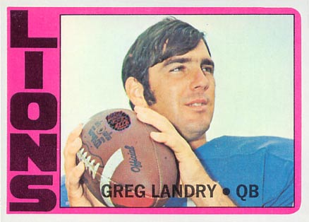 1972 Topps Greg Landry #174 Football Card