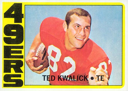 1972 Topps Ted Kwalick #155 Football Card