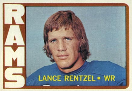 1972 Topps Lance Rentzel #81 Football Card
