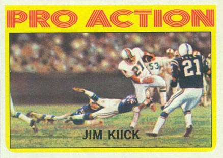 1972 Topps Jim Kiick #121 Football Card