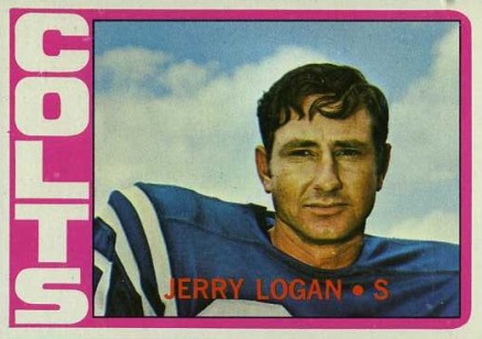 1972 Topps Jerry Logan #31 Football Card