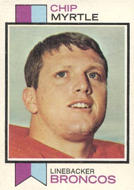 1973 Topps Chip Myrtle #269 Football Card