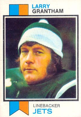1973 Topps Larry Grantham #74 Football Card