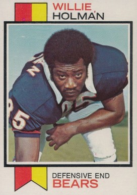 1973 Topps Willie Holman #427 Football Card