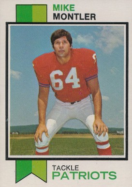 1973 Topps Mike Montler #409 Football Card