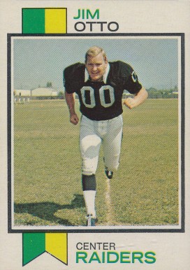 1973 Topps Jim Otto #461 Football Card