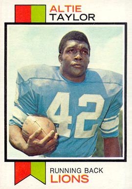 1973 Topps Altie Taylor #448 Football Card