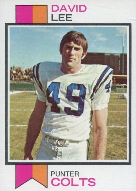 1973 Topps David Lee #404 Football Card