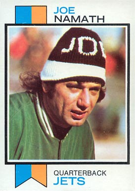 1973 Topps Joe Namath #400 Football Card
