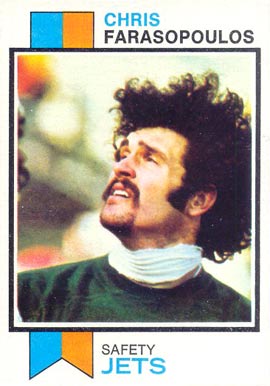 1973 Topps Chris Farasopoulos #374 Football Card