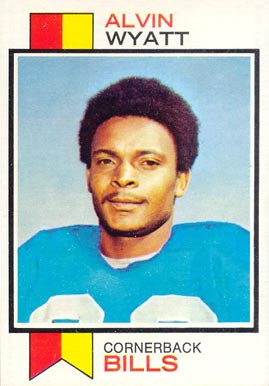 1973 Topps Alvin Wyatt #362 Football Card