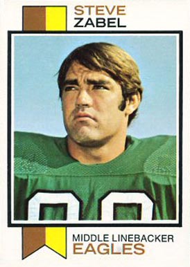 1973 Topps Steve Zabel #317 Football Card