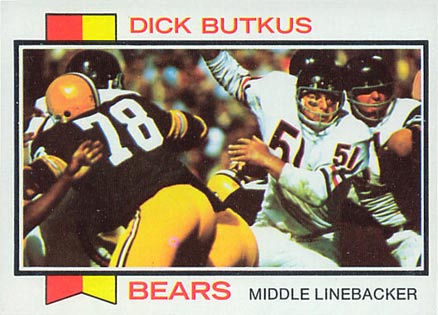 1973 Topps Dick Butkus #300 Football Card
