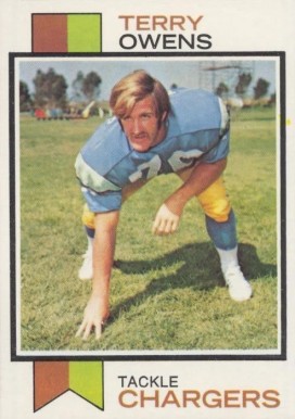 1973 Topps Terry Owens #284 Football Card